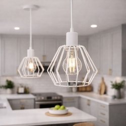 NOWOCZESNA LAMPA SUFITOWA WISZĄCA DIAMENT LOFT