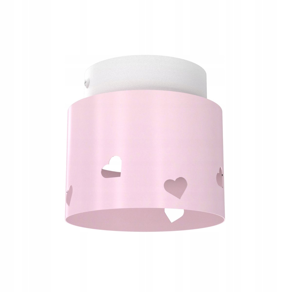 DZIECIĘCA LAMPA PLAFON SUFITOWY ŻYRANDOL LED GX53 SERCE DLA DZIEWCZYNKI