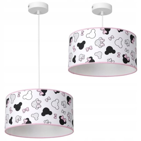 DZIECIĘCA LAMPA SUFITOWA WISZĄCA ABAŻUR MYSZKA MIKI E27 30 cm