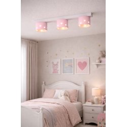 DZIECIĘCA LAMPA PLAFON SUFITOWY ŻYRANDOL LED GX53 MOTYL DLA DZIEWCZYNKI