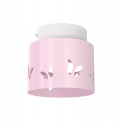 DZIECIĘCA LAMPA PLAFON SUFITOWY ŻYRANDOL LED GX53 MOTYL DLA DZIEWCZYNKI
