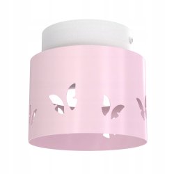 DZIECIĘCA LAMPA PLAFON SUFITOWY ŻYRANDOL LED GX53 MOTYL DLA DZIEWCZYNKI