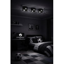 CHŁOPIĘCA LAMPA PLAFON SUFITOWY ŻYRANDOL LED GX53 PIŁKA NOŻNA CHŁOPCY