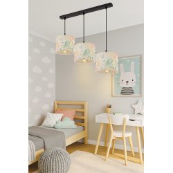 SUFITOWA LAMPA WISZĄCA SPIDER LED E27 ABAŻUR KASZMIR POLSKA 30 CM
