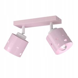 DZIEWCZĘCA LAMPA PLAFON SUFITOWA ŻYRANDOL LED E27 RÓŻOWA