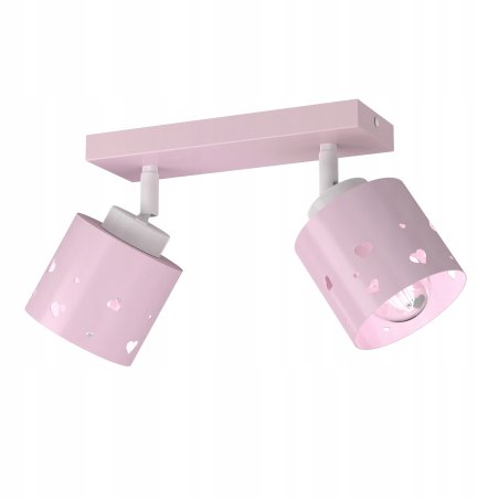 DZIEWCZĘCA LAMPA PLAFON SUFITOWA ŻYRANDOL LED E27 RÓŻOWA