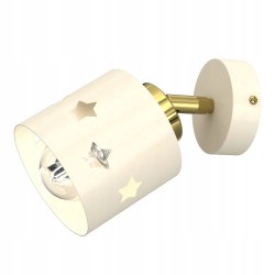 DZIEWCZĘCA LAMPA PLAFON SUFITOWA ŻYRANDOL LED 3XE27 BEŻOWA GWIAZDKI