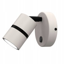 KINKIET ŚCIENNY RUCHOMY LED GU10 REGULOWANY OZDOBNY JASNY KASZMIR WŁĄCZNIK