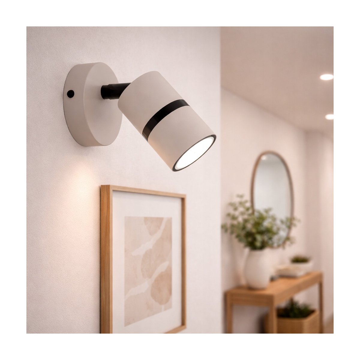 KINKIET ŚCIENNY RUCHOMY LED GU10 REGULOWANY OZDOBNY JASNY KASZMIR POLSKA