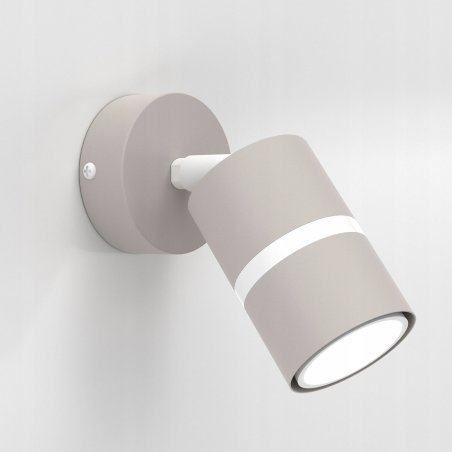 KINKIET ŚCIENNY RUCHOMY LED GU10 REGULOWANY OZDOBNY JASNY KASZMIR BIAŁY