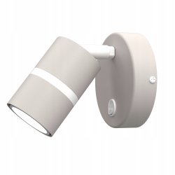 KINKIET ŚCIENNY RUCHOMY LED GU10 REGULOWANY OZDOBNY JASNY KASZMIR BIAŁY