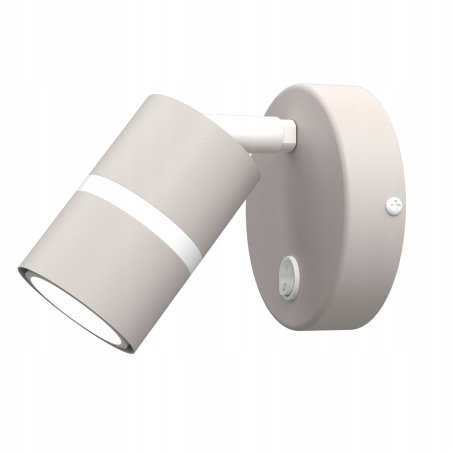 KINKIET ŚCIENNY RUCHOMY LED GU10 REGULOWANY OZDOBNY JASNY KASZMIR BIAŁY