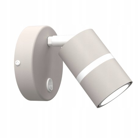 KINKIET ŚCIENNY RUCHOMY LED GU10 REGULOWANY OZDOBNY JASNY KASZMIR BIAŁY