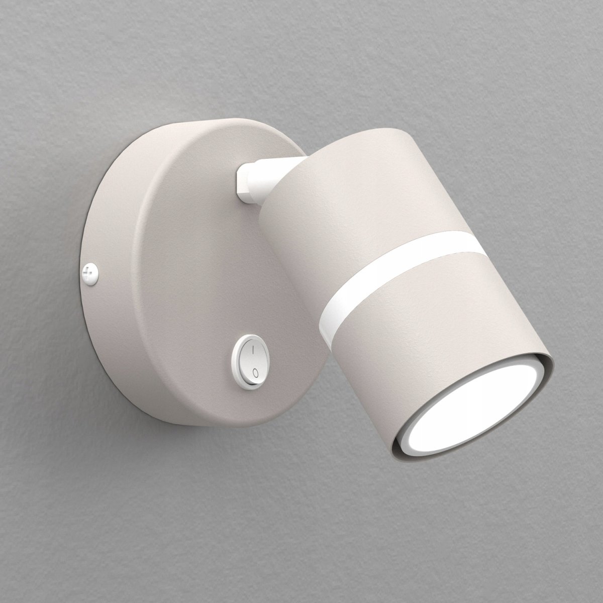 KINKIET ŚCIENNY RUCHOMY LED GU10 REGULOWANY OZDOBNY JASNY KASZMIR BIAŁY