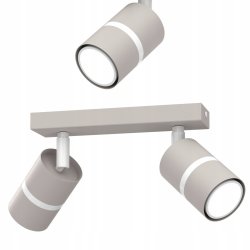 PLAFON SUFITOWY RUCHOMY LED GU10 REGULOWANY OZDOBNY JASNY KASZMIR BIAŁY