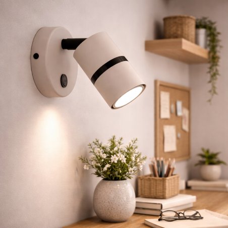 PLAFON SUFITOWY RUCHOMY LED GU10 REGULOWANY OZDOBNY JASNY KASZMIR CZARNY