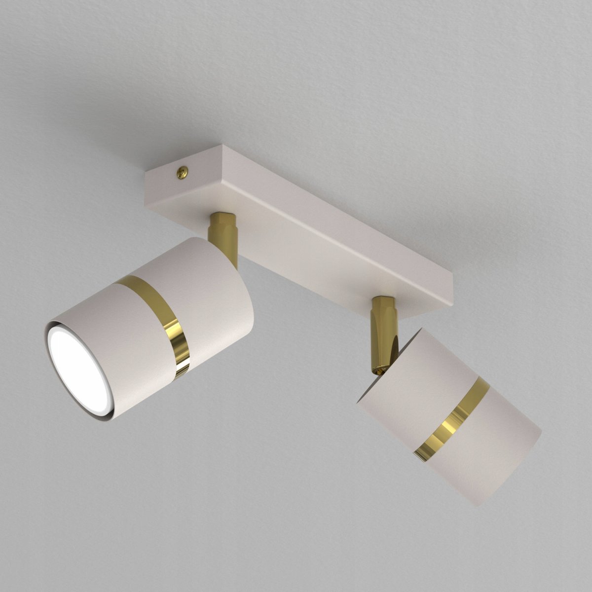 PLAFON SUFITOWY RUCHOMY LED GU10 REGULOWANY OZDOBNY JASNY KASZMIR ZŁOTY