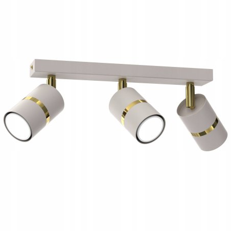 PLAFON SUFITOWY RUCHOMY LED GU10 REGULOWANY OZDOBNY JASNY KASZMIR ZŁOTY