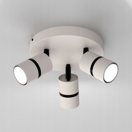 PLAFON SUFITOWY RUCHOMY LED GU10 REGULOWANY OZDOBNY JASNY KASZMIR CZARNY