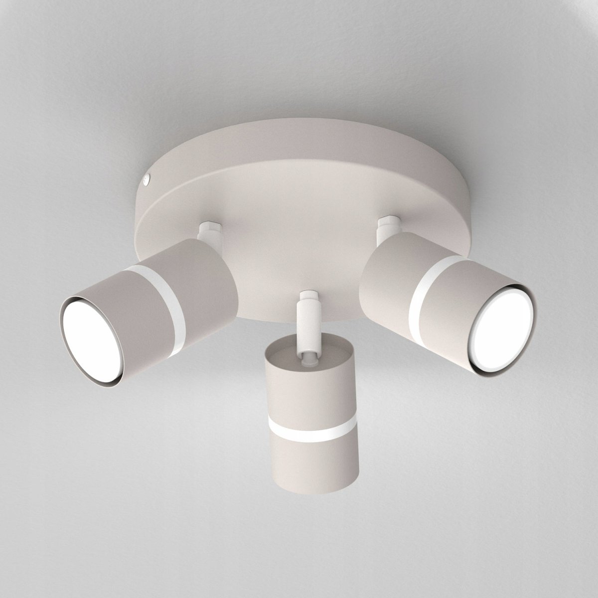 PLAFON SUFITOWY RUCHOMY LED GU10 REGULOWANY OZDOBNY JASNY KASZMIR BIAŁY