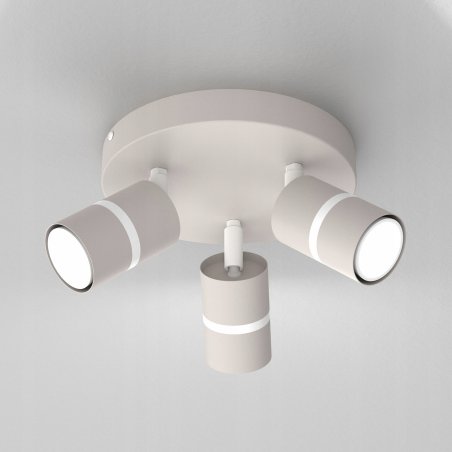 PLAFON SUFITOWY RUCHOMY LED GU10 REGULOWANY OZDOBNY JASNY KASZMIR BIAŁY