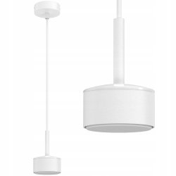 LAMPA SUFITOWA WISZĄCA LED GX53 POLSKA NAD WYSPĘ NAD STÓŁ NOWOCZESNA BIAŁA