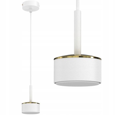 LAMPA SUFITOWA WISZĄCA LED GX53 POLSKA NAD WYSPĘ NAD STÓŁ NOWOCZESNA ZŁOTA