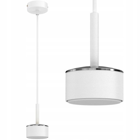 LAMPA SUFITOWA WISZĄCA LED GX53 POLSKA NAD WYSPĘ NAD STÓŁ NOWOCZESNA CHROM