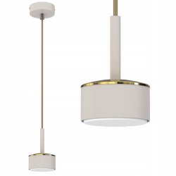 LAMPA SUFITOWA WISZĄCA SPOT JASNY KASZMIR ZŁOTY LED GX53 NAD WYSPĘ STÓŁ