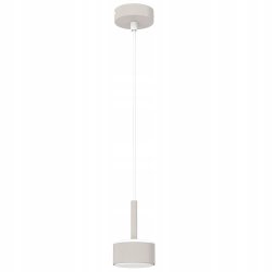 LAMPA SUFITOWA WISZĄCA SPOT JASNY KASZMIR BIAŁY LED GX53 NAD WYSPĘ STÓŁ