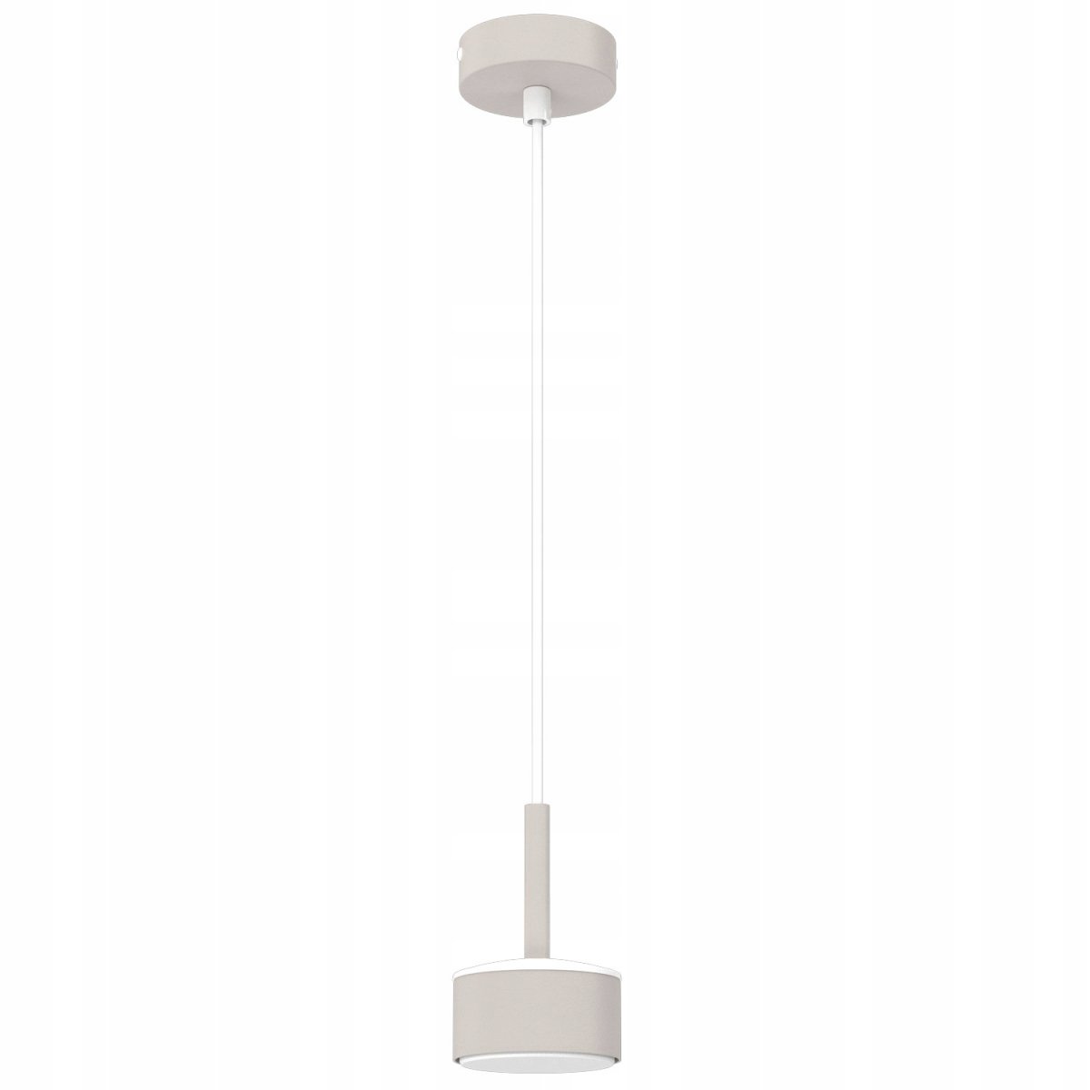 LAMPA SUFITOWA WISZĄCA SPOT JASNY KASZMIR BIAŁY LED GX53 NAD WYSPĘ STÓŁ
