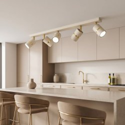 LAMPA SUFITOWA REFLEKTOR PLAFON GU10 BEŻ KASZMIR WARIANTY