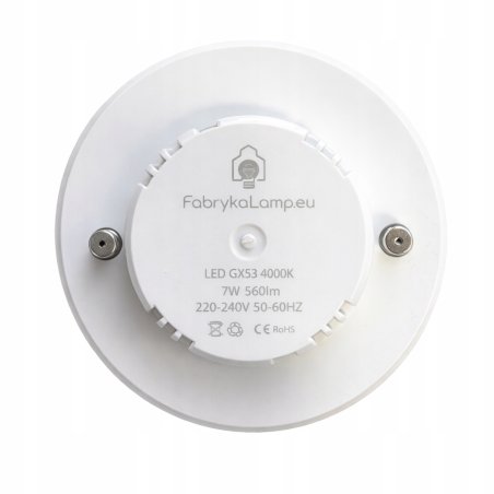 ŻARÓWKA LED GX53 7W 560LM BIAŁA NEUTRALNA 4000K LEDOWA