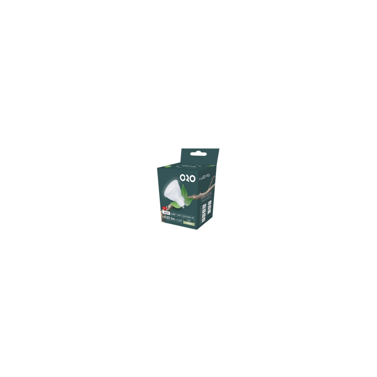 ŻARÓWKA LED GU10 430LM 6,5W DW DZIENNE ŚWIATŁO