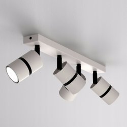 PLAFON SUFITOWY RUCHOMY LED GU10 REGULOWANY OZDOBNY JASNY KASZMIR CZARNY