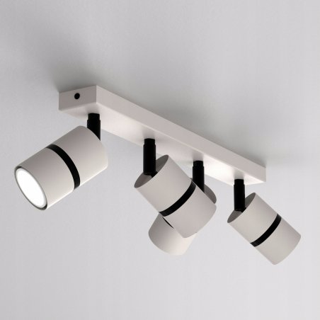PLAFON SUFITOWY RUCHOMY LED GU10 REGULOWANY OZDOBNY JASNY KASZMIR CZARNY