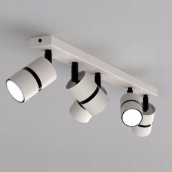 PLAFON SUFITOWY RUCHOMY LED GU10 REGULOWANY OZDOBNY JASNY KASZMIR CZARNY