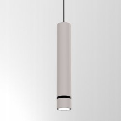 LAMPA WISZĄCA SUFITOWA TUBA LED GU10 OZDOBNY PASEK JASNY KASZMIR CZARNY