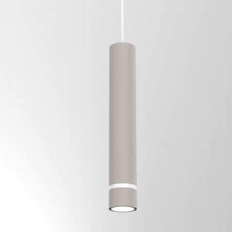 LAMPA WISZĄCA SUFITOWA TUBA LED GU10 OZDOBNY PASEK JASNY KASZMIR BIAŁY