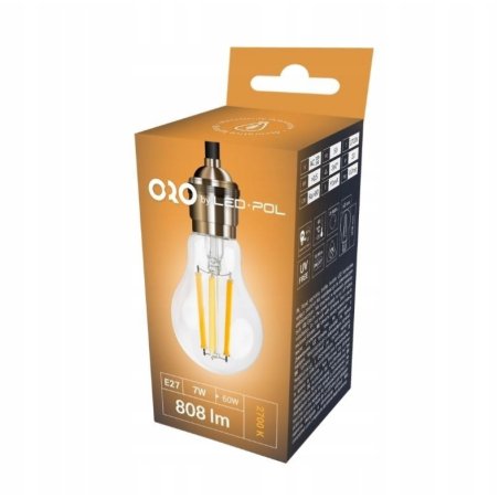 ŻARÓWKI LED E27 7W 808LM ZIMNA BARWA ZESTAW