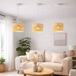 ABAŻUR WALEC DO LAMP PLAFONU DZIURKI PLECIONKA WIEDEŃSKA POLSKI KLOSZ E27