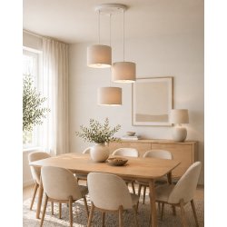 ABAŻUR KLOSZ DO LAMP WISZĄCYCH STOJĄCYCH E27 KASZMIR KLASYCZNY ABAŻUR