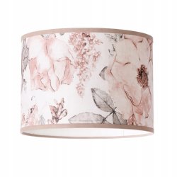 ABAŻUR WALEC DO LAMPY WISZĄCEJ STOJĄCEJ KINKIETU KWIATY KASZMIR E27 20 cm