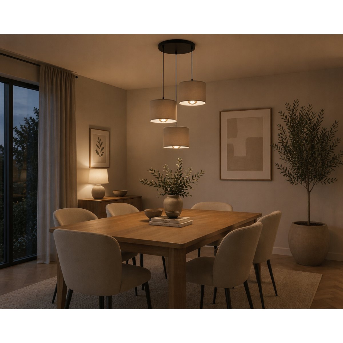 ABAŻUR KLOSZ DO LAMP WISZĄCYCH STOJĄCYCH E27 KASZMIR KLASYCZNY ABAŻUR