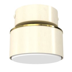LAMPA SUFITOWA PLAFON OZDOBNY LED GX53 POLSKA NOWOCZESNA BEŻOWA LAMPA