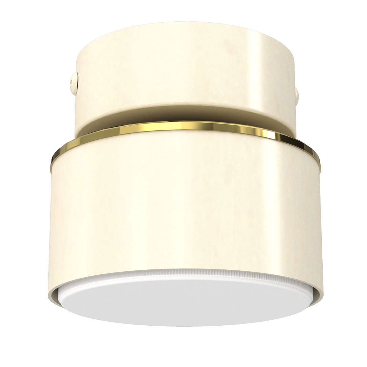 LAMPA SUFITOWA PLAFON OZDOBNY LED GX53 POLSKA NOWOCZESNA BEŻOWA LAMPA