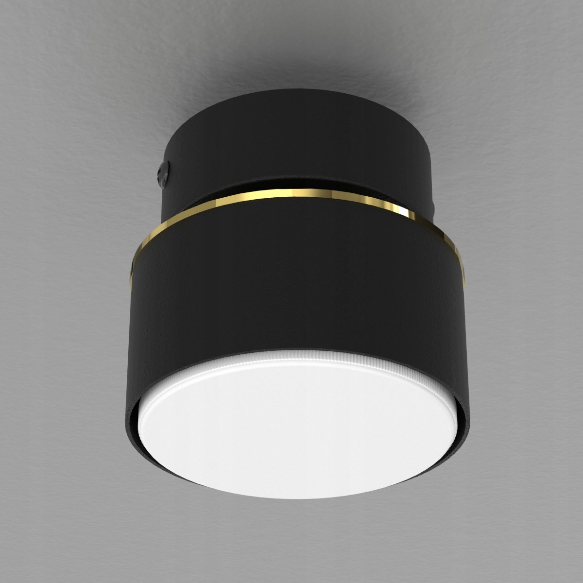 LAMPA SUFITOWA PLAFON OZDOBNY LED GX53 POLSKA NOWOCZESNA CZARNA LAMPA