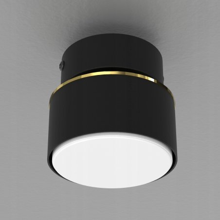 LAMPA SUFITOWA PLAFON OZDOBNY LED GX53 POLSKA NOWOCZESNA CZARNA LAMPA