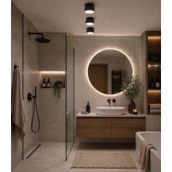 LAMPA SUFITOWA PLAFON OZDOBNY LED GX53 POLSKA NOWOCZESNA KASZMIROWA