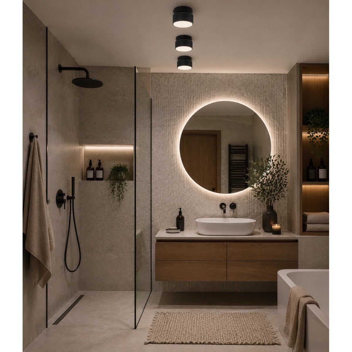 LAMPA SUFITOWA PLAFON OZDOBNY LED GX53 POLSKA NOWOCZESNA KASZMIROWA